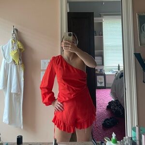 Orange romper size small